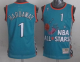 Men's Mitchell And Ness Orlando Magic #1 Anfernee Hardaway Light Blue 1996 All Star Stitched NBA Jersey