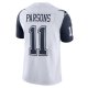 Men's Dallas Cowboys Micah Parsons Nike White Alternate 2 Vapor Limited Jersey