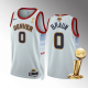 Men's Denver Nuggets Christian Braun 2023 NBA Finals Champions White #0 City Edition Jersey