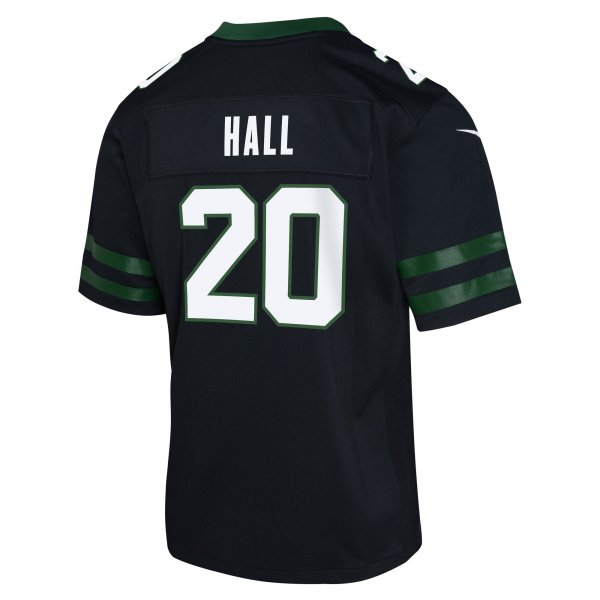 Youth New York Jets Breece Hall Nike Legacy Black Alternate Game Jersey