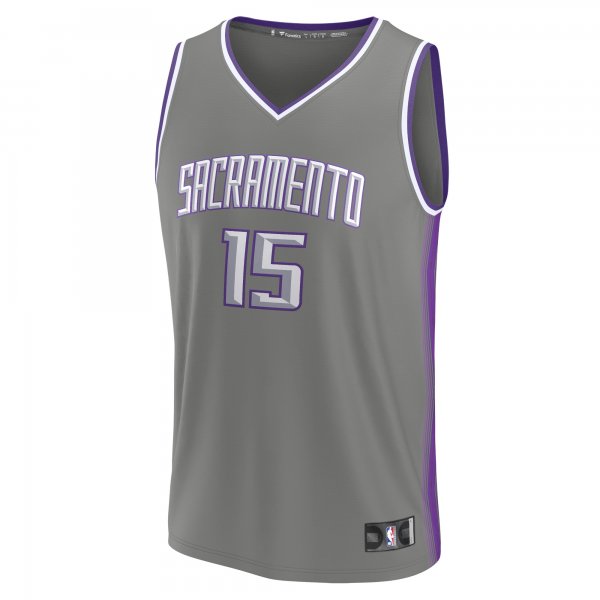 Men's Sacramento Kings Davion Mitchell Fanatics Gray Fastbreak Jersey - City Edition