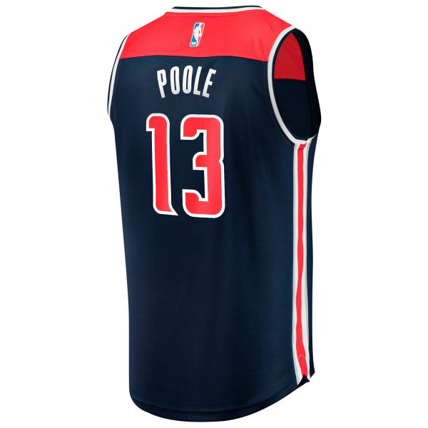 Youth Washington Wizards Jordan Poole Fanatics Navy Fast Break Player Jersey - Statement Edition