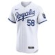 Men's Kansas City Royals John McMillon Nike White Home Elite Player Jersey