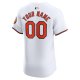 Men's Baltimore Orioles Nike White Home Elite Custom Jersey