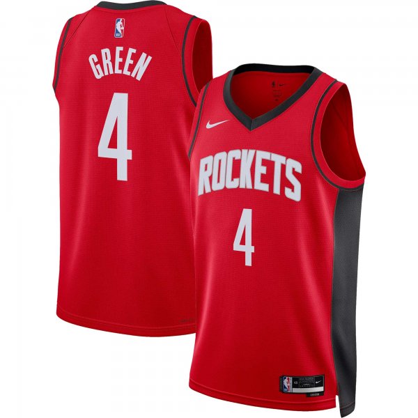 Unisex Houston Rockets Jalen Green Nike Red Swingman Jersey - Icon Edition