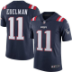 Nike New England Patriots #11 Julian Edelman Navy Blue Men's Stitched NFL Limited New Color Rush Jersey