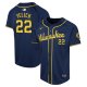 Youth Milwaukee Brewers Christian Yelich Nike Navy Alternate Limited Player Jersey