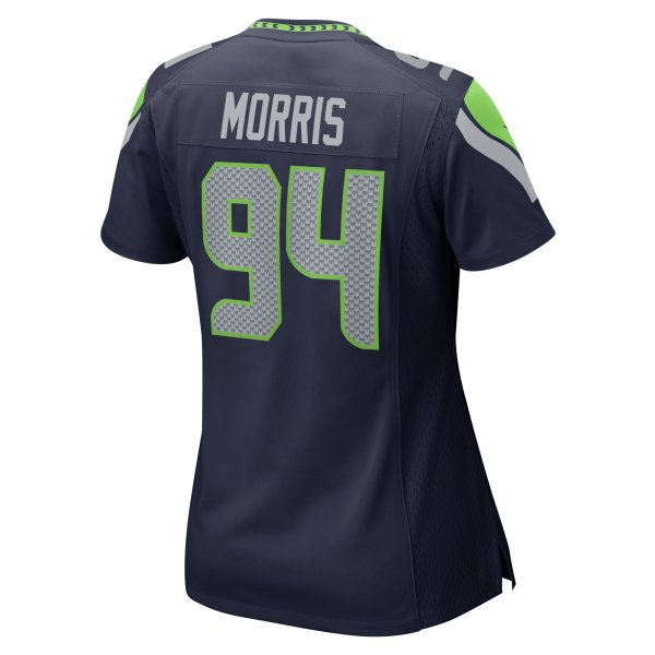 Women's Seattle Seahawks Mike Morris Nike College Navy  Game Jersey