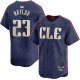 Men's Cleveland Guardians #23 Bo Naylor 2024 Navy City Connect Limited MLB Jersey