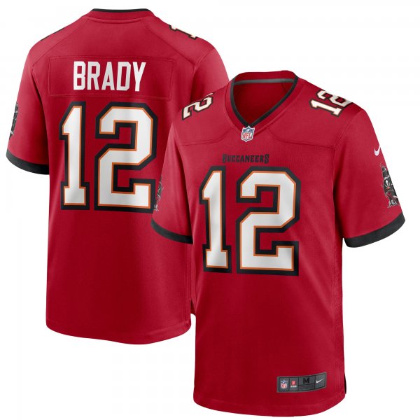 Men's Tampa Bay Buccaneers Tom Brady Nike Red Game Jersey