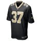 Men's New Orleans Saints Jordan Mims Nike  Black Team Game Jersey