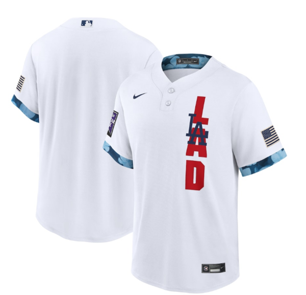 Men's Los Angeles Dodgers Nike White 2021 MLB All-Star Game Replica Jersey