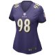 Women's Baltimore Ravens Tony Siragusa Nike Purple Game Retired Player Jersey