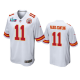 Men's Kansas City Chiefs #11 Marquez Valdes-Scantling White Super Bowl LVII Limited Jersey