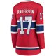 Women's Montreal Canadiens Josh Anderson Fanatics Red Breakaway Player Jersey