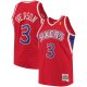 Men's Philadelphia 76ers Allen Iverson Mitchell & Ness Red 1996/97 Hardwood Classics Swingman Jersey