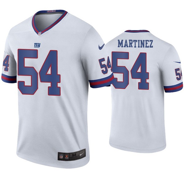 Men's New York Giants Blake Martinez Color Rush Legend Jersey White