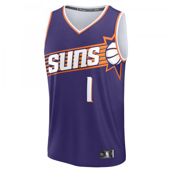 Youth Phoenix Suns Devin Booker Fanatics Purple Fast Break Replica Player Jersey - Icon Edition