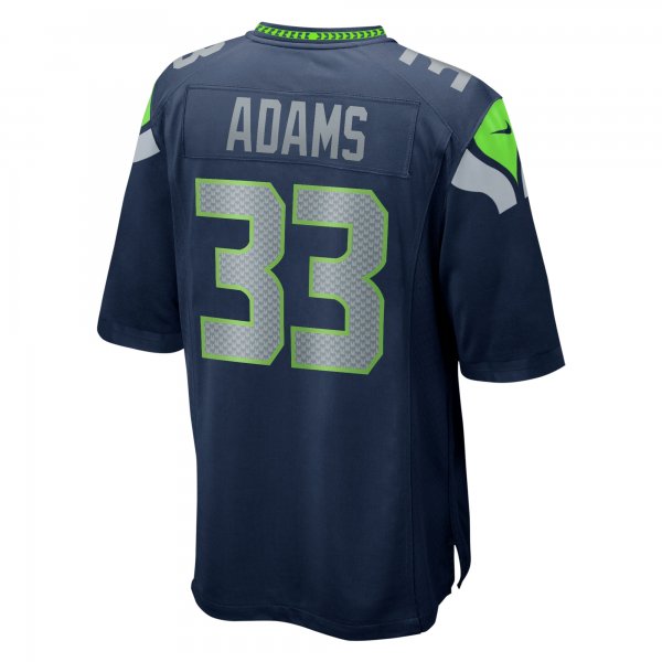 Men's Seattle Seahawks Jamal Adams Nike College Navy Game Team Jersey