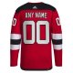 Men's New Jersey Devils  adidas Red Home  Primegreen Custom Jersey