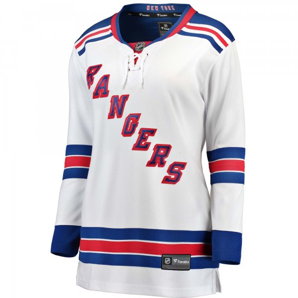 Women's New York Rangers Fanatics White Away Breakaway Jersey