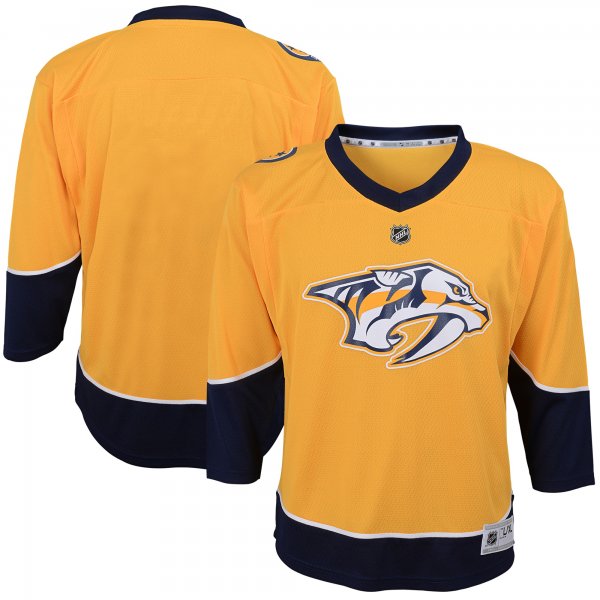 Youth Nashville Predators  Gold Home Replica Jersey