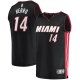 Men's Miami Heat Tyler Herro Fanatics Black Fast Break Replica Jersey - Icon Edition