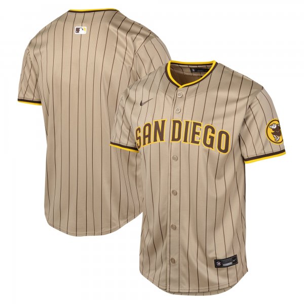 Youth San Diego Padres Nike Tan Alternate Limited Jersey