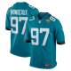 Men's Jacksonville Jaguars Henry Mondeaux Nike  Teal  Game Jersey