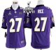 Nike Baltimore Ravens #27 Ray Rice Purple Team Color Super Bowl XLVII Men's Stitched NFL Game Jersey