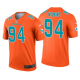 Men's Miami Dolphins #94 Christian Wilkins Orange Limited Jersey