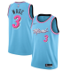 Miami Heat #3 Dwyane Wade Blue NBA Swingman City Edition 2019/20 Jersey