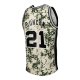 Men's San Antonio Spurs Tim Duncan Mitchell & Ness Camo 2013/14 Swingman Jersey