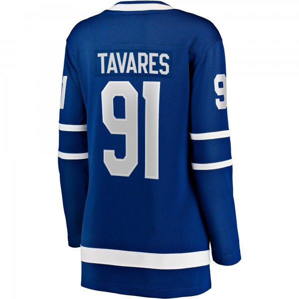 Women's Toronto Maple Leafs John Tavares Fanatics Blue Home Breakaway Player Jersey