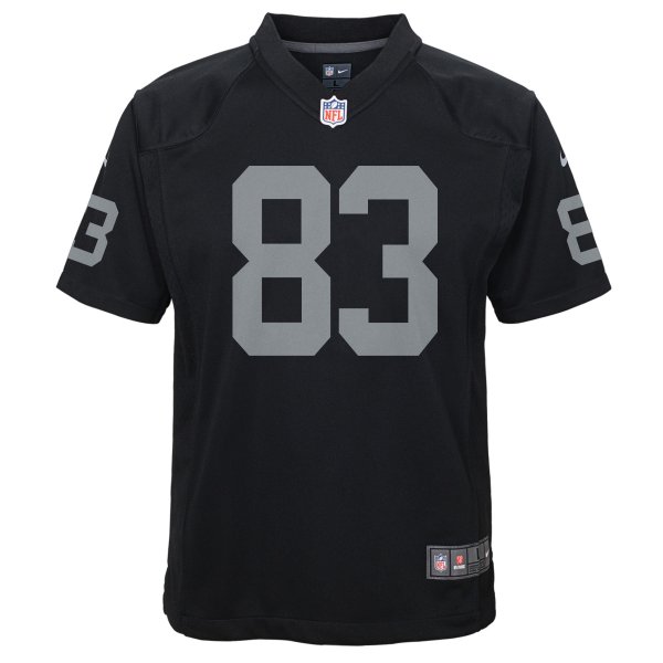 Youth Las Vegas Raiders Darren Waller Nike Black Game Jersey