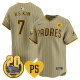 Men's San Diego Padres #7 Ha-Seong Kim For Peter & Petco Park 20th Patch Vapor Premier Limited All Stitched Cool Base Jersey