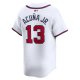 Men's Atlanta Braves Ronald Acu?a Jr. Nike White Home Limited Player Jersey