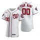 Washington Nationals Custom Men's Nike White 2020 Jersey