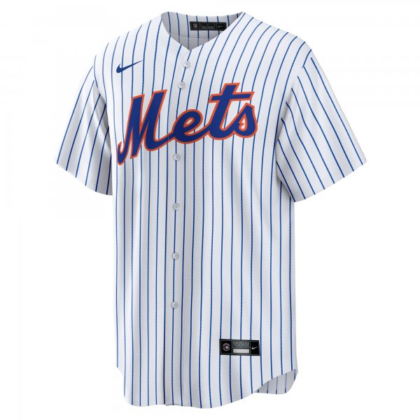 Men's New York Mets Brandon Nimmo Nike White Home Official Replica Player Jersey