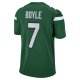 Men's New York Jets Tim Boyle Nike Gotham Green Game Jersey