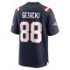 Men's New England Patriots Mike Gesicki Nike Navy Game Jersey