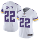 Nike Minnesota Vikings #22 Harrison Smith White Women's Stitched NFL Vapor Untouchable Limited Jersey