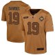 Youth San Francisco 49ers #19 Deebo Samuel Nike Brown 2023 Salute To Service Limited Jersey