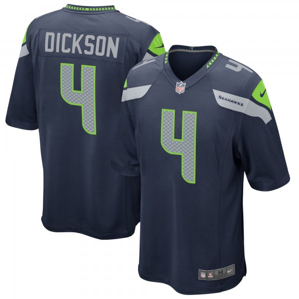 Men's Seattle Seahawks Michael Dickson Nike College Navy Game Jersey