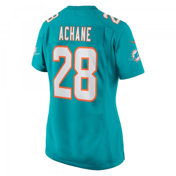 Women's Miami Dolphins Devon Achane Nike Aqua Player Game Jersey