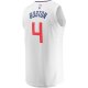 Youth LA Clippers Brandon Boston Fanatics White Fast Break Player Jersey - Association Edition