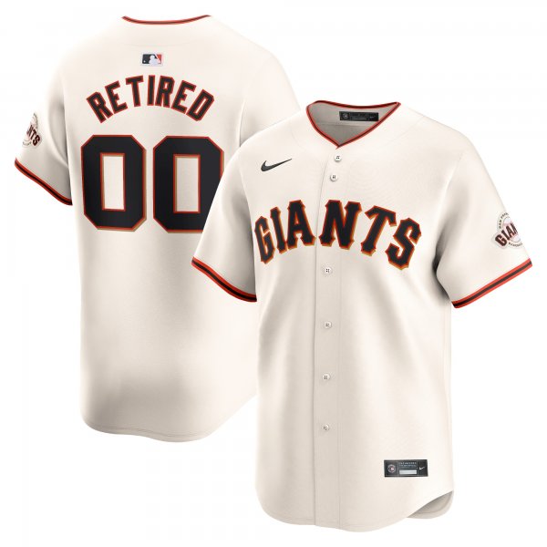 Men's San Francisco Giants Nike Cream Home Limited Pick-A-Player Retired Roster Jersey