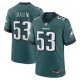 Men's Philadelphia Eagles Zach Baun Nike Midnight Green  Game Jersey