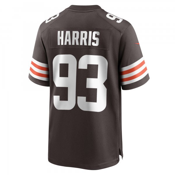 Men's Cleveland Browns Shelby Harris Nike  Brown Team Game Jersey