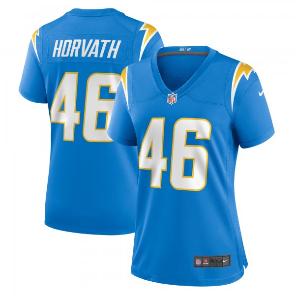 Women's Los Angeles Chargers Zander Horvath Nike  Powder Blue  Game Jersey